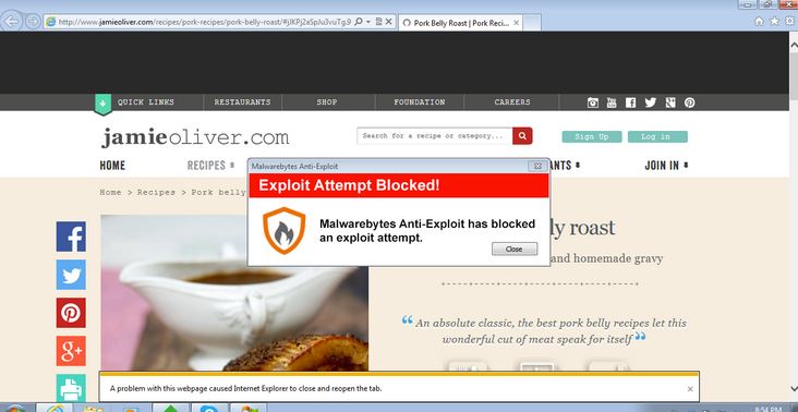 exploit attempt blocked